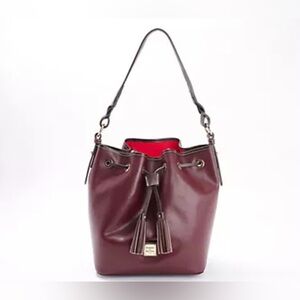 Dooney & Bourke Saffiano Leather Tasha Drawstring NWT